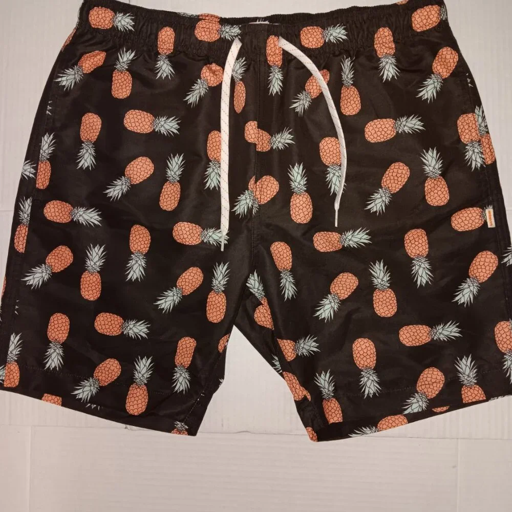 AMBSN CALIFORNIA PINEAPPLE SWIM SHORTS - Picture 13 of 13